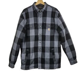 Carhartt Heavyweight Flannel Sherpa Lined Shacket